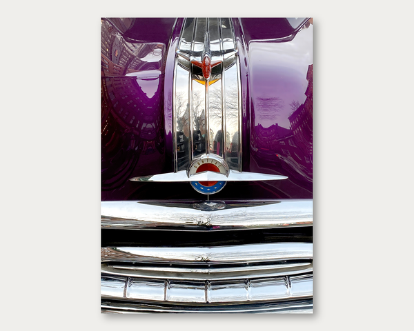 Purple Pontiac Hood
